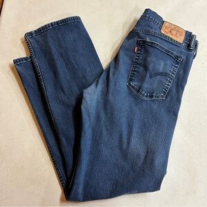 Levi's 514 Men's Dark Blue Straight Jeans - Size 36/32